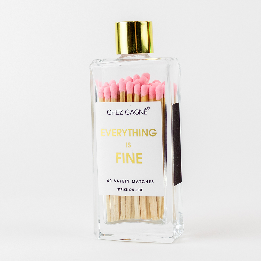 Glass Bottle Matches: Everything is Fine