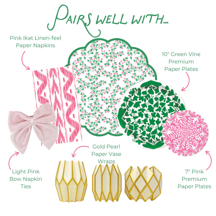 Vine Paper Dinner Plates