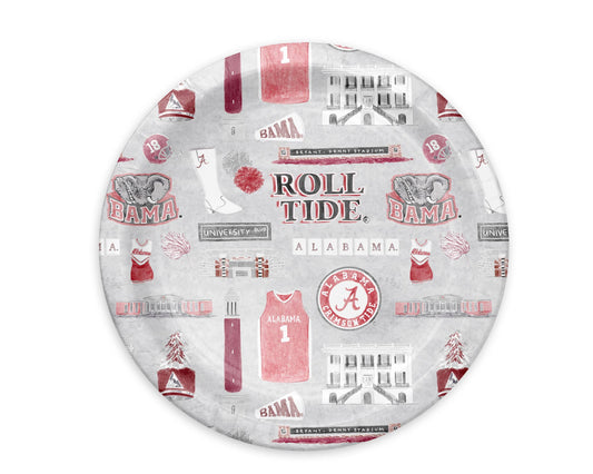 The University of Alabama Paper Plates