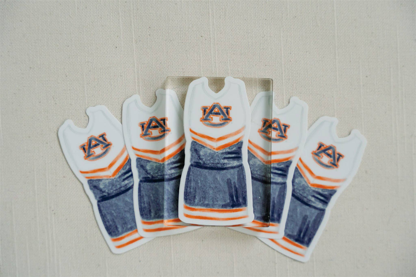 Auburn University Cheerleading Uniform Sticker