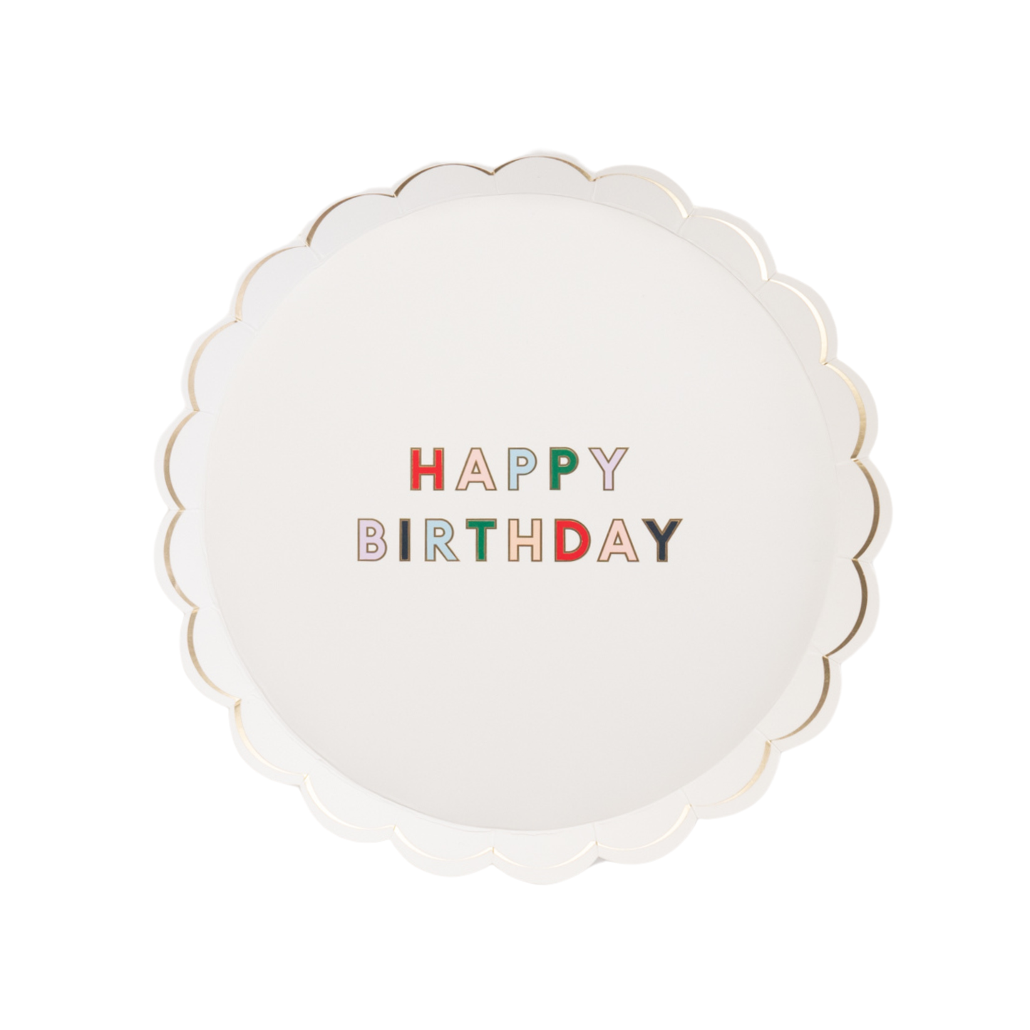 Blanc White Signature "Happy Birthday" Small Plates