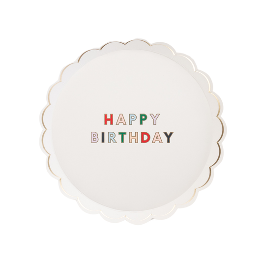 Blanc White Signature "Happy Birthday" Small Plates