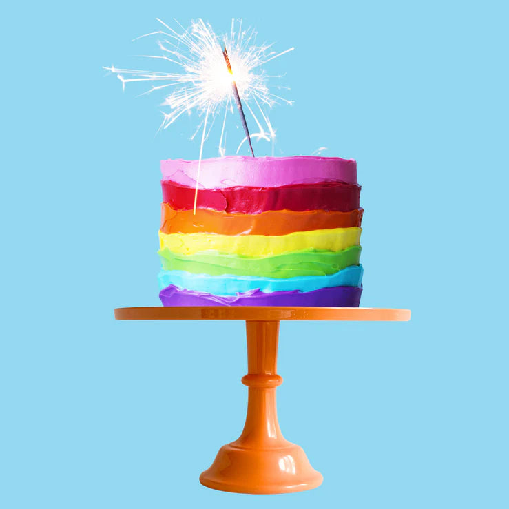 Orange Melamine Cake Stand