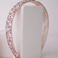Beige Gummy Glitter Headband