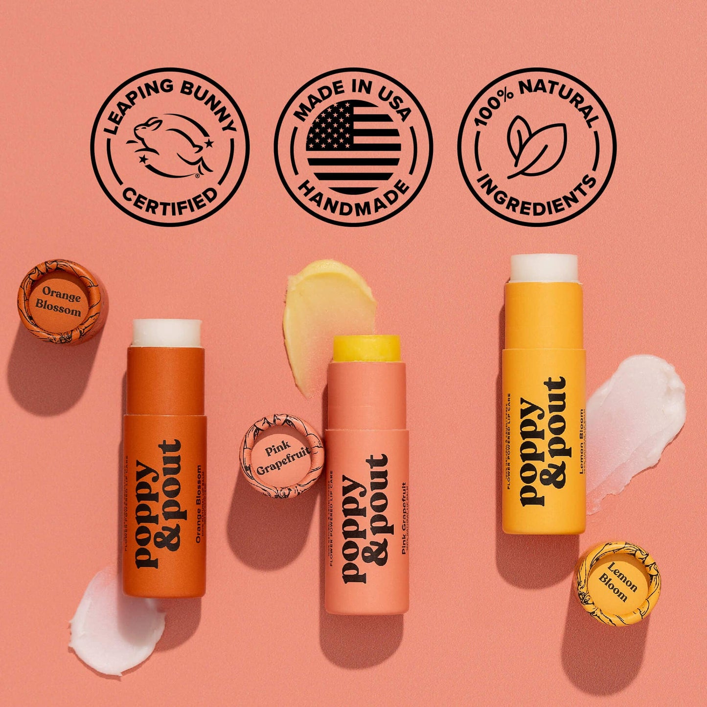 Pink Grapefruit Plant-Based Lip Balm