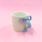 Blue Bow Ceramic Coffee Mug