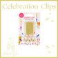 Gold and White Celebration Candle Clips
