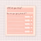 Break It Down Memo Pad