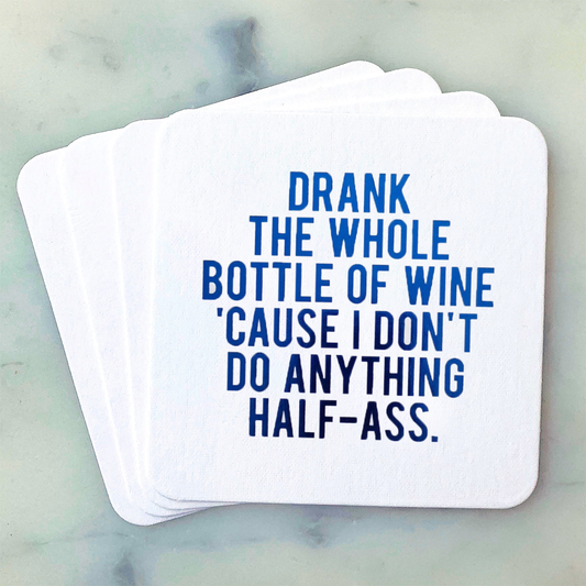 Paper Coasters: The Whole Bottle