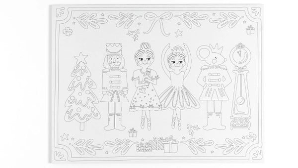 The Nutcracker Coloring Placemat Pad