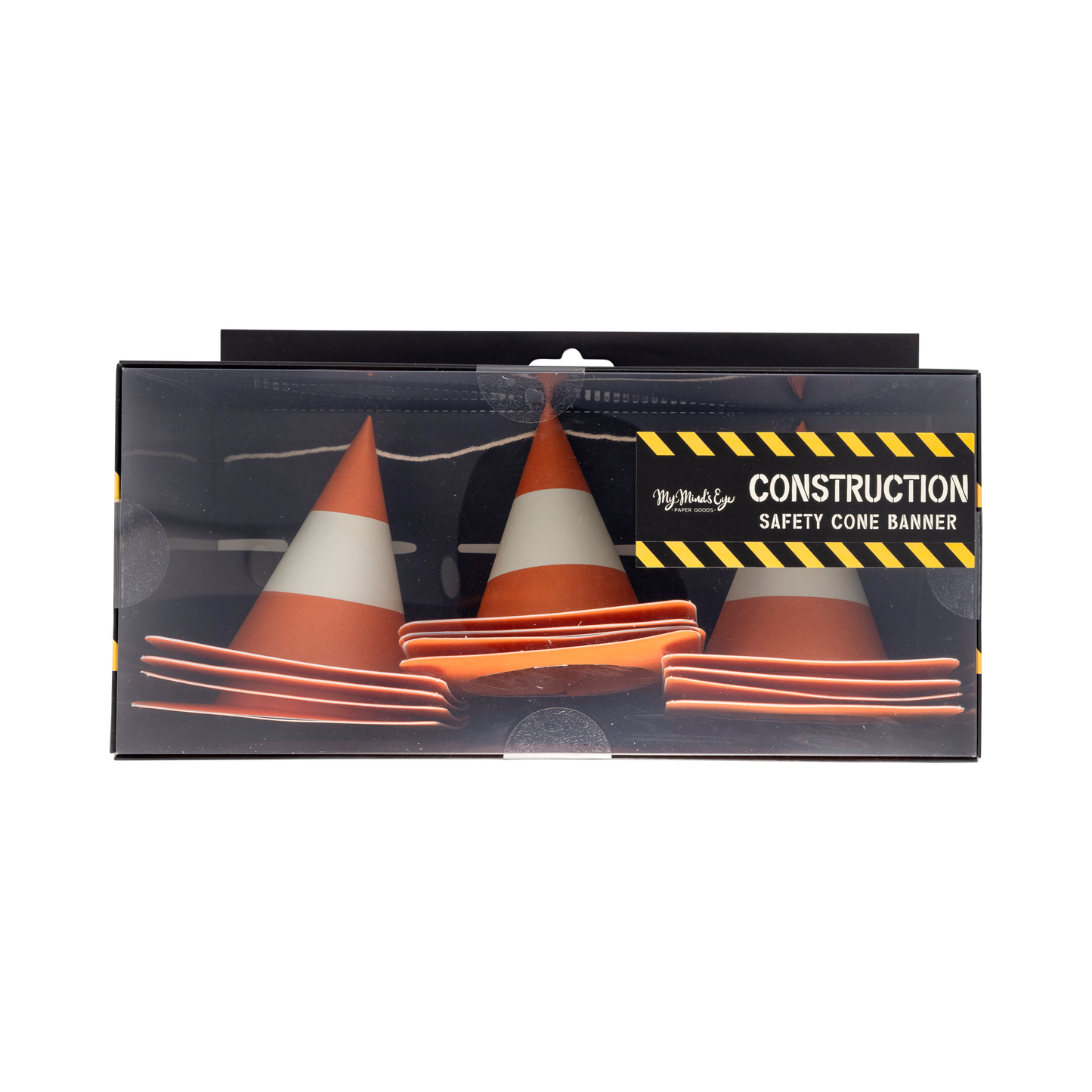 Construction Cone Party Banner