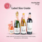 Bottle Labels: "Ain't No Party Like a Bridal Party" (Multiple Sizes)