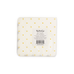 Cottage Gold Foil Polka Dot Scalloped Paper Cocktail Napkin