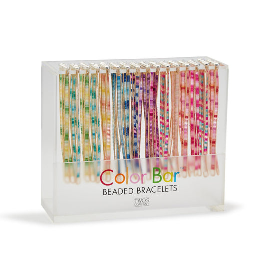 Color Bar Bead Bracelets: Ombre (Multiple Colors Available)