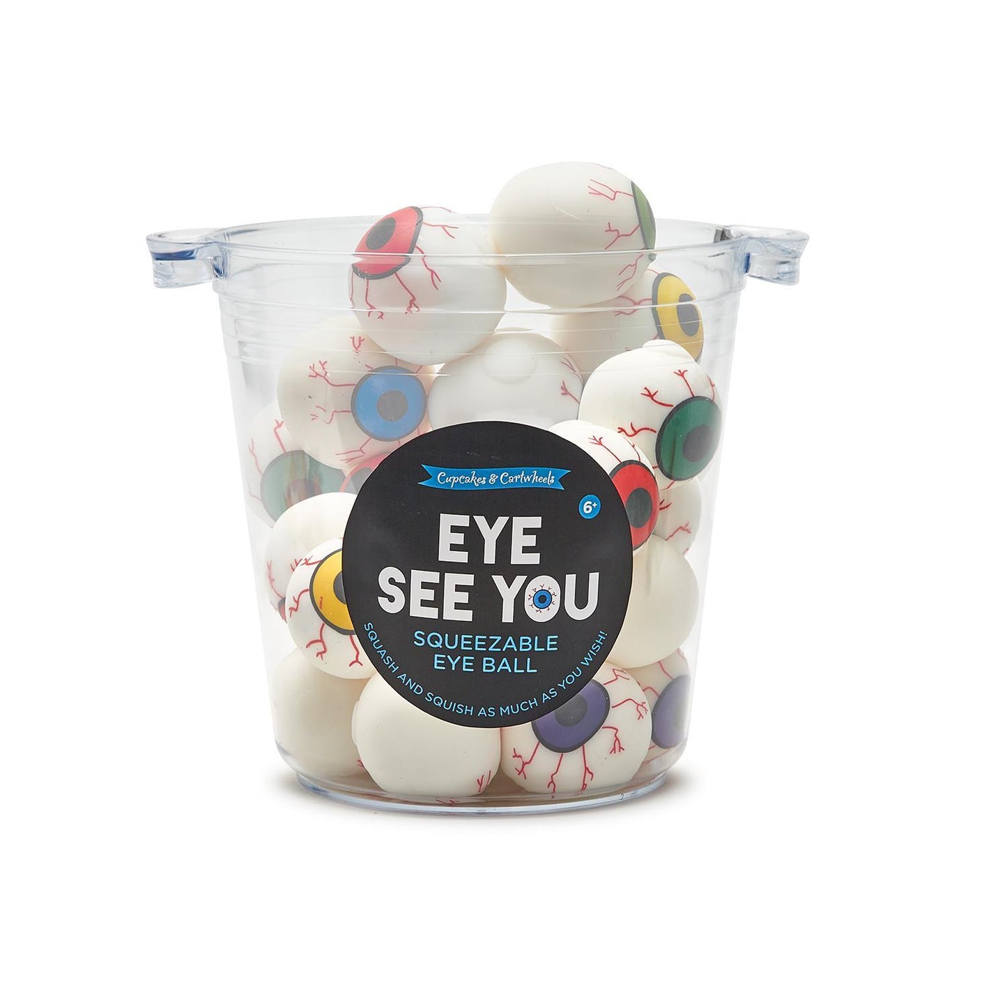 Eye See You Squishy Eyeball Toy (Multiple Color Options)