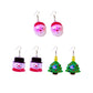 Christmas Light-Up Earrings on Gift Card