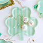 Shamrock Shaped Bamboo Tray