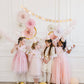 Paper Fan Set: Princess (Pink & Gold)