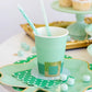 Green Polka Dot Cocktail Napkins
