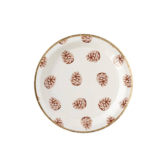 Harvest Pine Cone Plates