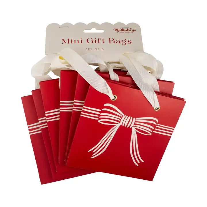 Bows Gift Bag Set (Set of 6)