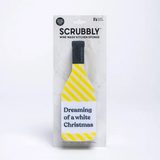 "Dreaming of a White Christmas" Holiday Scrubbly™ Sponge