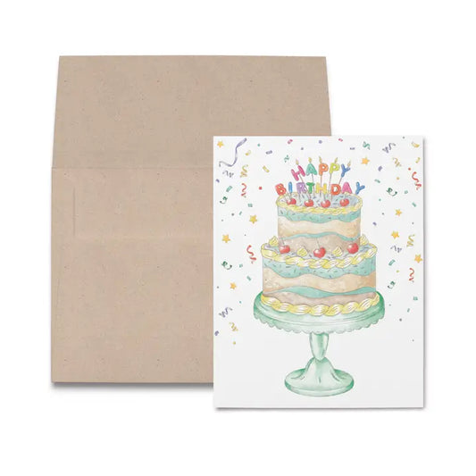 Birthday Cake Greeting Card