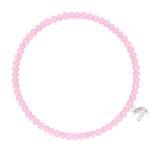 Fineville 3mm Crystal Bracelet: Dark Rose