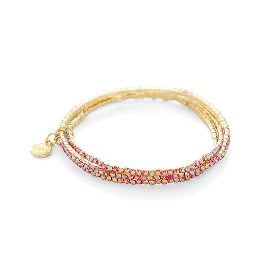 Hanson Bracelet Set: Apricot/Gold