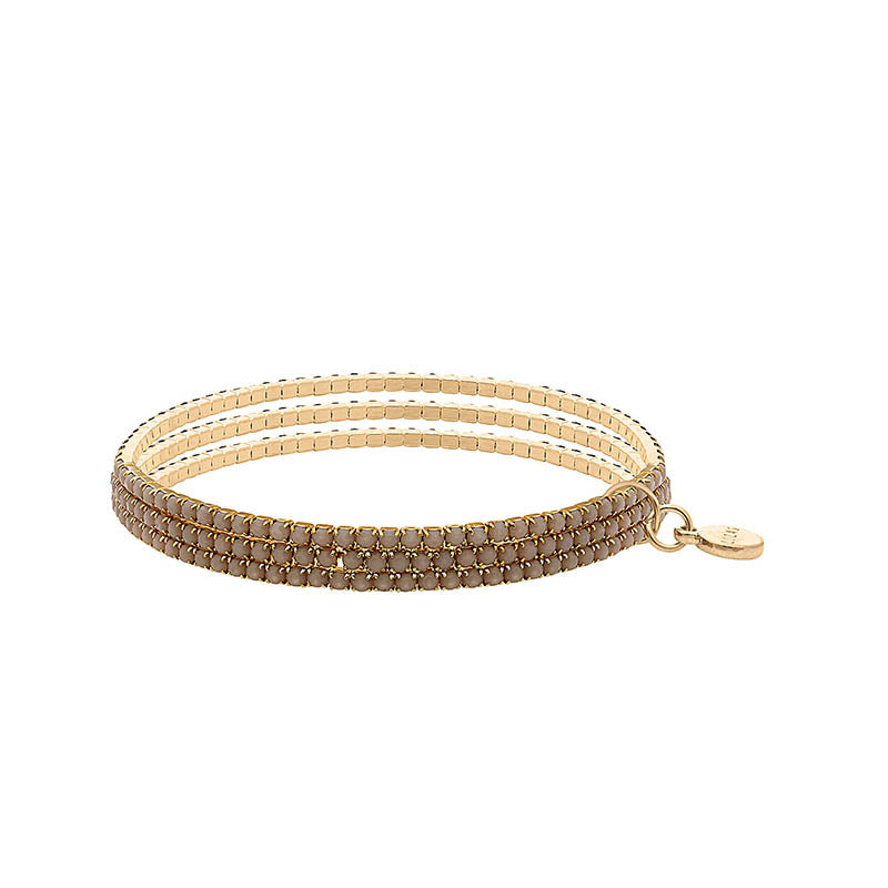 Hanson Bracelet Set: Nude/Gold