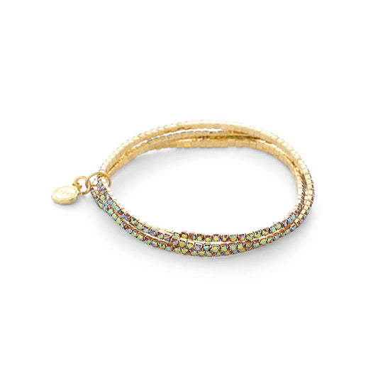 Hanson Bracelet Set: Brown/Gold