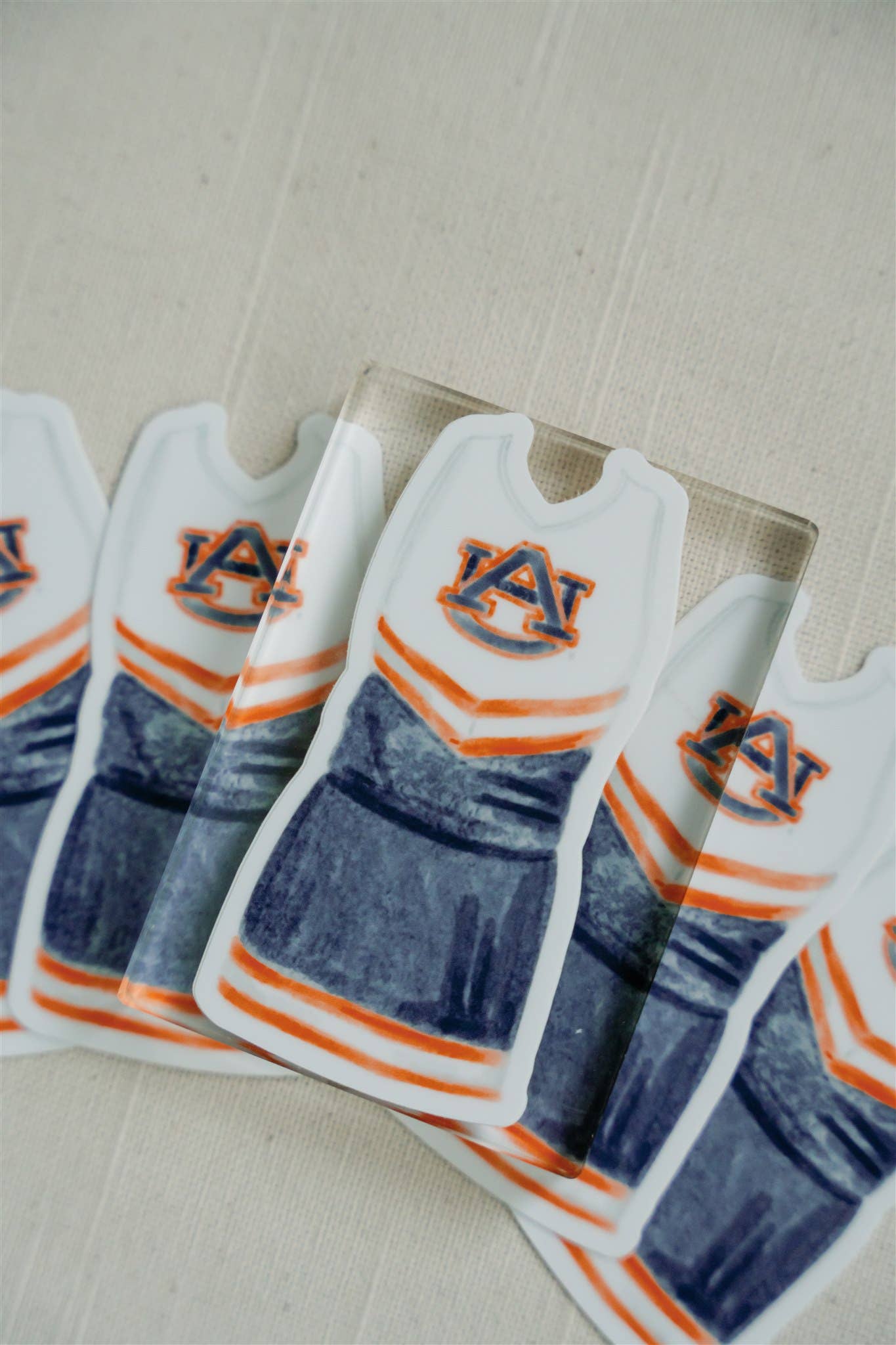 Auburn University Cheerleading Uniform Sticker