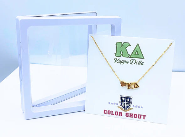 Kappa Delta Heart Necklace
