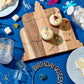 Birthday Cake Serving Board with 20 Star Picks