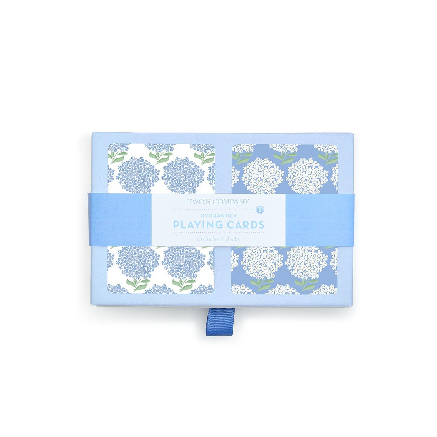 Hydrangea Double Deck Playing Cards in Gift Box