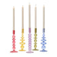 Hand Blown Glass Candleholder (Multiple Colors Available)