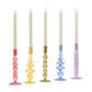 Hand Blown Glass Candleholder (Multiple Colors Available)