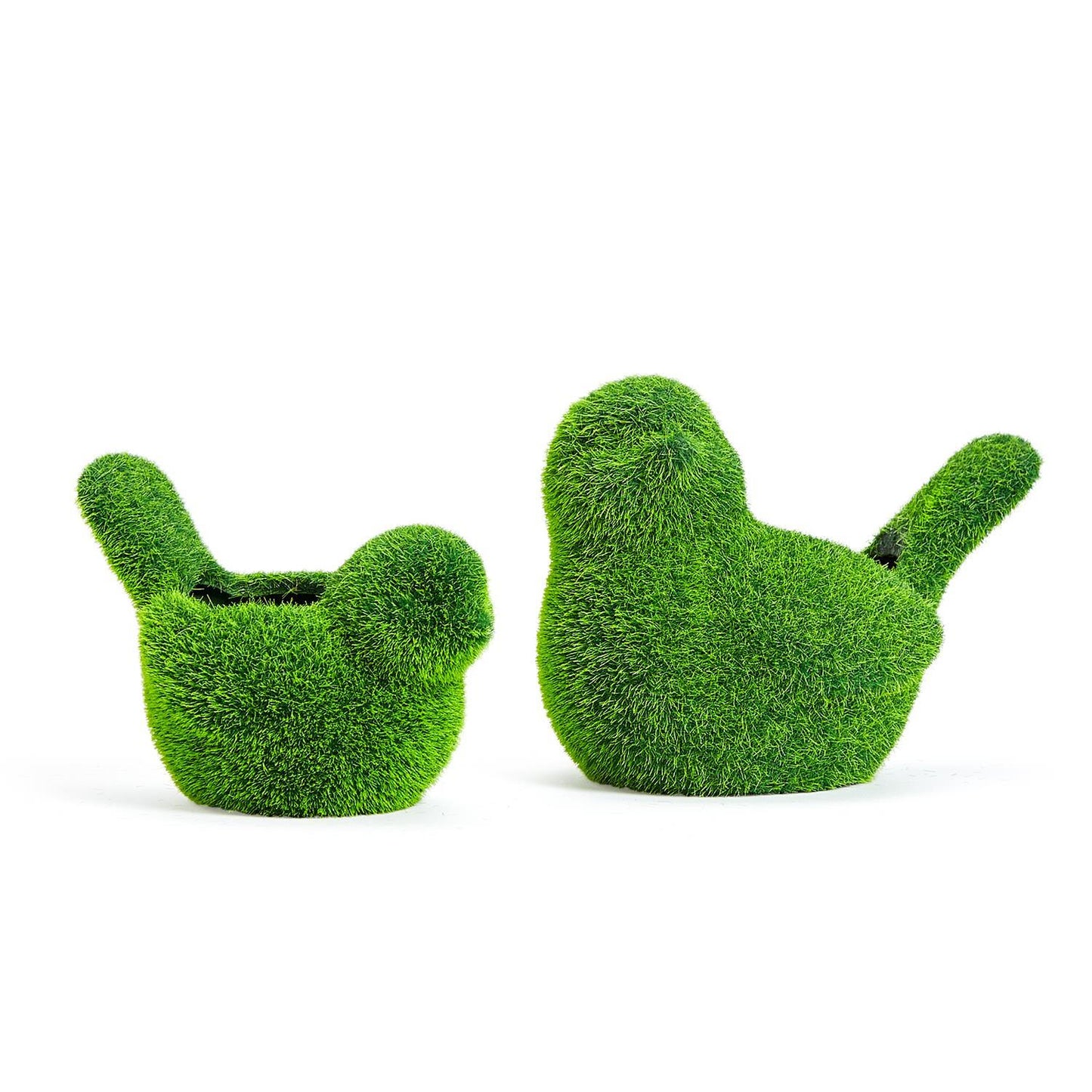 Sweet Tweet Faux Moss Cachepot/Planters (Multiple Sizes Available)