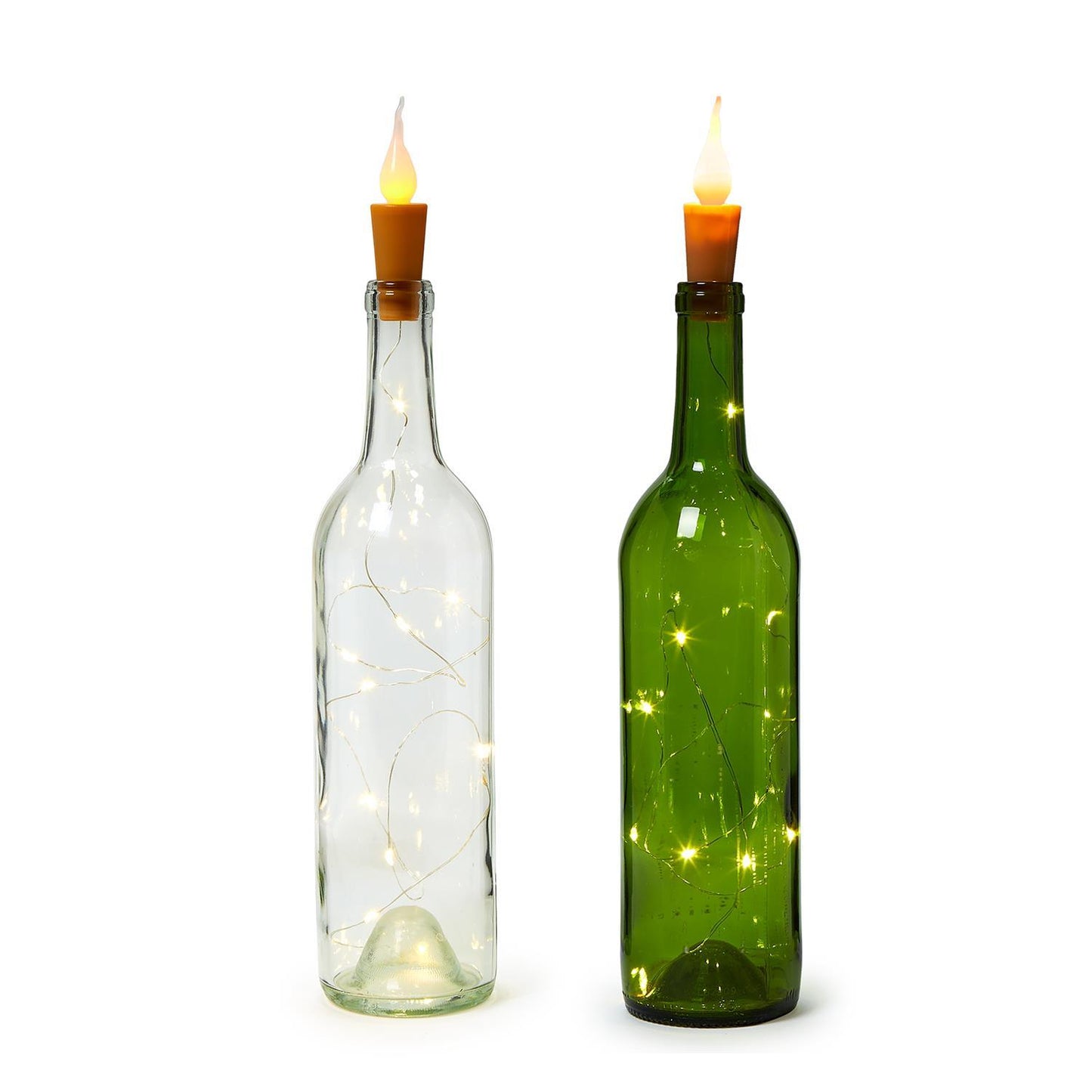 Set of 2 LED Bottle Stopper Lights in Gift Box