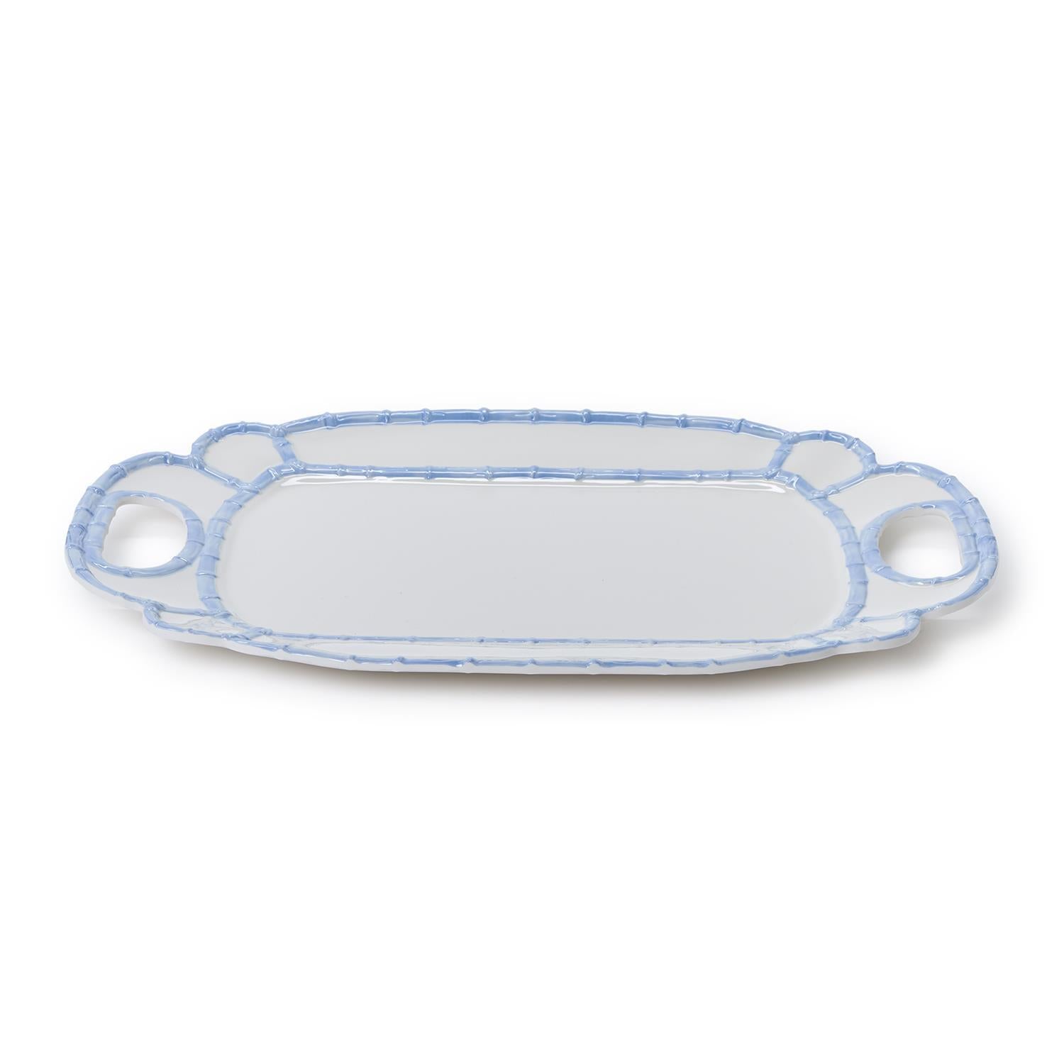 French Blue Bamboo Touch Platter - Thumbnail 2