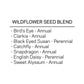 Wildflower Seed Confetti Refill: Frost/Coral/Mint