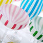 Stripe Hand-Painted Coupe Glass (Multiple Color Options)