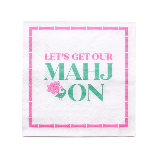 Let's Get Our Mahj On Cocktail Napkins