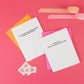 Letterpress Greeting Card: Unlicensed Therapist