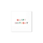 Blanc White Signature "Happy Birthday" Cocktail Napkins