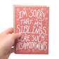 Greeting Card: Siblings Were Such Disappointments