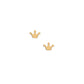 Princess Gold Screwback Stud Earrings
