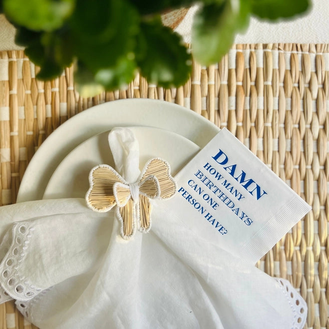 "Damn How Many Birthdays..." Cocktail Napkins - Thumbnail 2