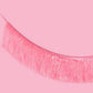 Iridescent Hot Pink Tinsel Fringe Garland
