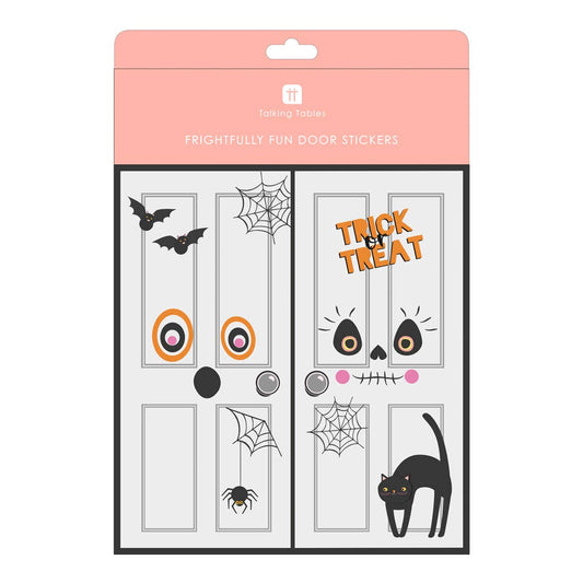 Talking Tables - Halloween Reusable Door Stickers | A3 Sheets  | 4 Pack |